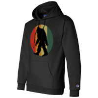 Bigfoot T Shirtbigfoot Retro Sunset T Shirt Champion Hoodie | Artistshot