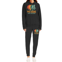 Bigfoot T Shirtbigfoot Retro Vintage   We Hide For A Reason T Shirt Hoodie & Jogger Set | Artistshot