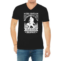 Bigfoot T Shirtbigfoot Sasquatch Retirement T Shirt T Shirt V-neck Tee | Artistshot