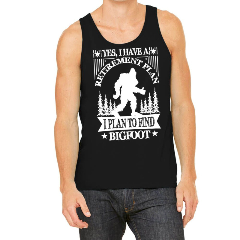 Bigfoot T Shirtbigfoot Sasquatch Retirement T Shirt Tank Top | Artistshot