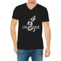 Cool Imagine Tattoo Dragon Vintage V-neck Tee | Artistshot