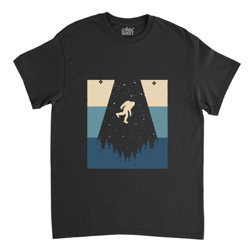 Bigfoot T Shirtbigfoot Ufo Abduction T Shirt Classic T-shirt | Artistshot