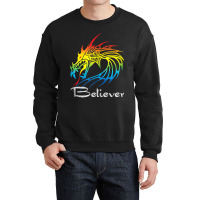 Dragon Believer Imagine This Gift For Dragon Fans Animations Character Crewneck Sweatshirt | Artistshot