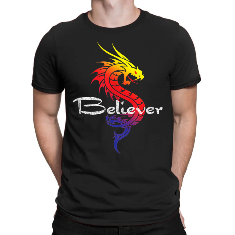 Dragon Believer Imagine This Gift For Dragon Fans Funny Women T-Shirt by HailieDesign | Artistshot