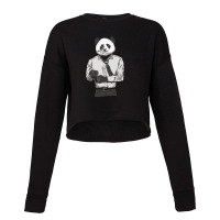 The Angry Panda Cropped Sweater | Artistshot