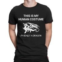 Halloween This Is My Human Costume Dragon Tee Character Animae T-shirt | Artistshot