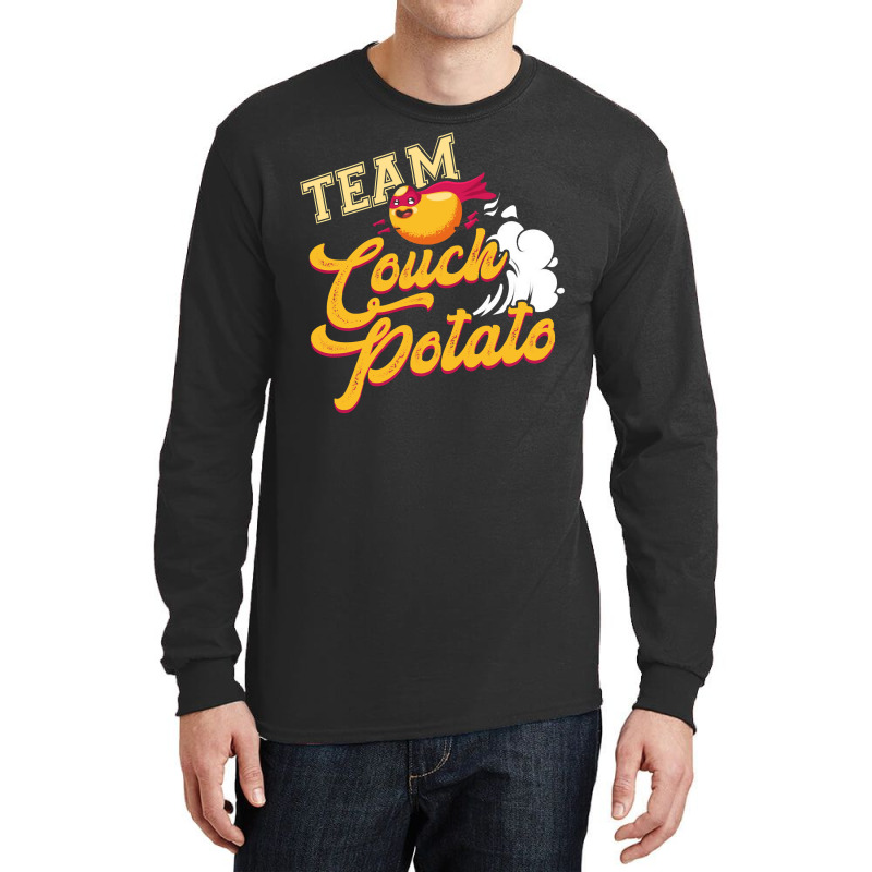 Team Couch Potato Chilling Relaxing Lazy Potato Slacker Sweatshirt Long Sleeve Shirts by evansjalayia | Artistshot