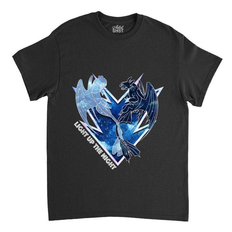 How To Train Your Dragon 3 Hidden World Light Up The Night Mens Best Classic T-shirt by HailieDesign | Artistshot