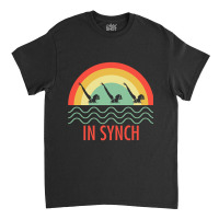 Womens Retro In Synch Synchronized Swimming Swimmer Athlete T Shirt Classic T-shirt | Artistshot