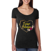 Equipo Bilingue Spanish Bilingual Team Squad Back To School Women's Triblend Scoop T-shirt | Artistshot