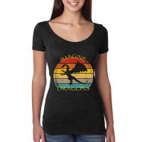 Imagine Magical And Mythical Fantasy Dragons Ii Lover Gifts Women's Triblend Scoop T-shirt | Artistshot