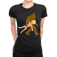 Cute Funny Sasquatch Gift  Bigfoot Blow Up Sex Doll Shirt T Shirt Ladies Fitted T-shirt | Artistshot