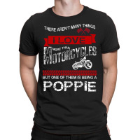 This Poppie Loves Motorcycles T-shirt | Artistshot