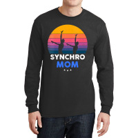 Womens Synchronized Swimming   Synchro Mom   Funny V Neck T Shirt Long Sleeve Shirts | Artistshot