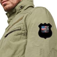 God Family Guns & Freedom Pro Trump 2024 Maga American Flag T Shirt Shield Patch | Artistshot