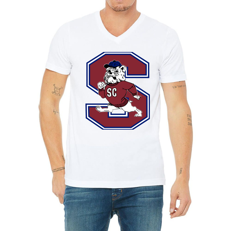 South Carolina State Bulldogs V-Neck Tee by diamonshop | Artistshot