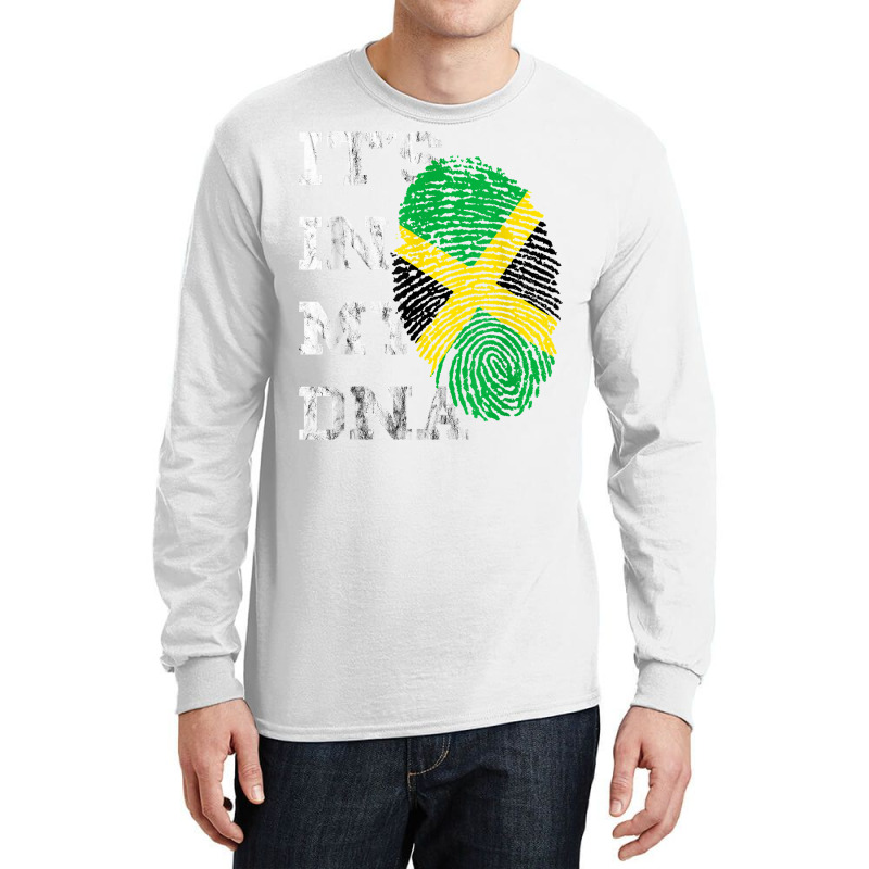 It's In My Dna Jamaica Genetic Jamaican Roots Jamaican Pride T Shirt Long Sleeve Shirts by sabadmscoastlw | Artistshot