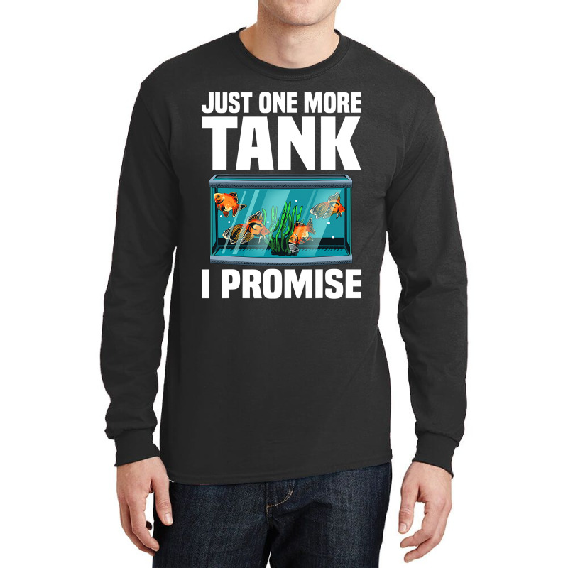 Funny Aquarium Designs For Men Women Fish Tank Fishkeeping Long Sleeve Shirts | Artistshot