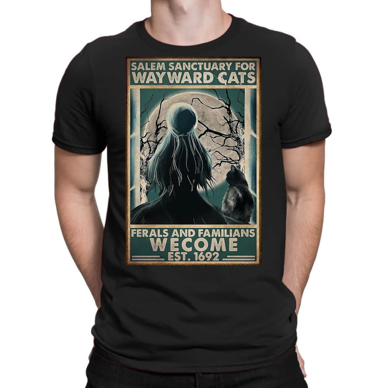 Cats Salem Sanctuary For Way Ward T-Shirt by David J | Artistshot