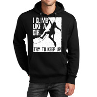 Cool Rock Climbing Design For Women Girls Kids Climb Lovers Unisex Hoodie | Artistshot