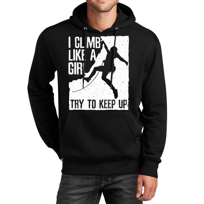 Cool Rock Climbing Design For Women Girls Kids Climb Lovers Unisex Hoodie | Artistshot