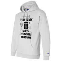 This Is My Scary Math Teacher Costume Halloween Cartoon Character Champion Hoodie | Artistshot