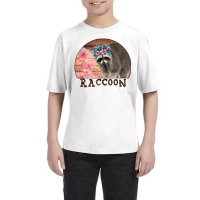 Raccoon Girl Youth Tee | Artistshot