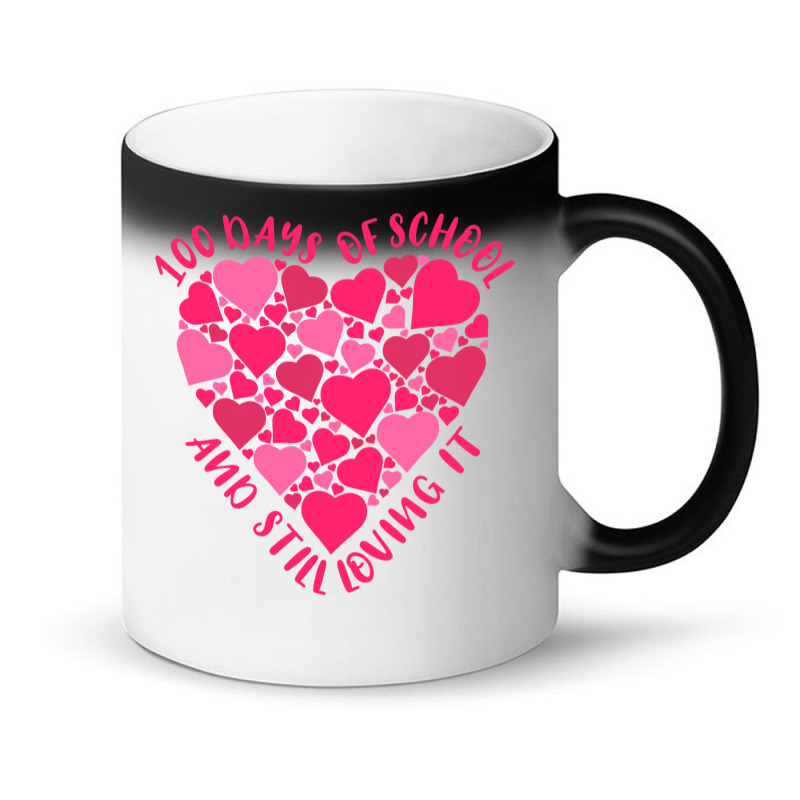 Cute 100 Days Of School And Still Loving It Heart Magic Mug | Artistshot