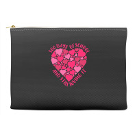 Cute 100 Days Of School And Still Loving It Heart Accessory Pouches | Artistshot