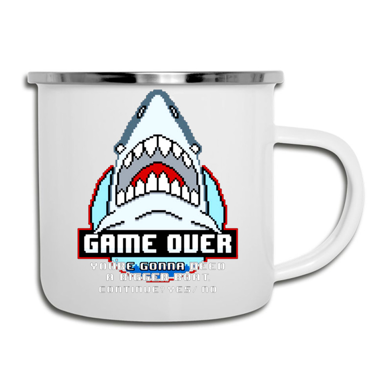 Game Over Shark Camper Cup | Artistshot
