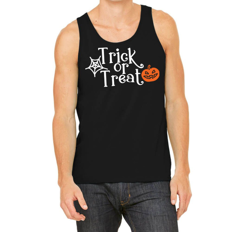 Trick Or Treat Halloween Funny T  Shirt Trick Or Treat Halloween Costu Tank Top | Artistshot