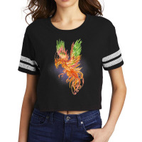 Phoenix Rising Watercolor Fantasy Mythical Mystic Funny Gift Scorecard Crop Tee | Artistshot