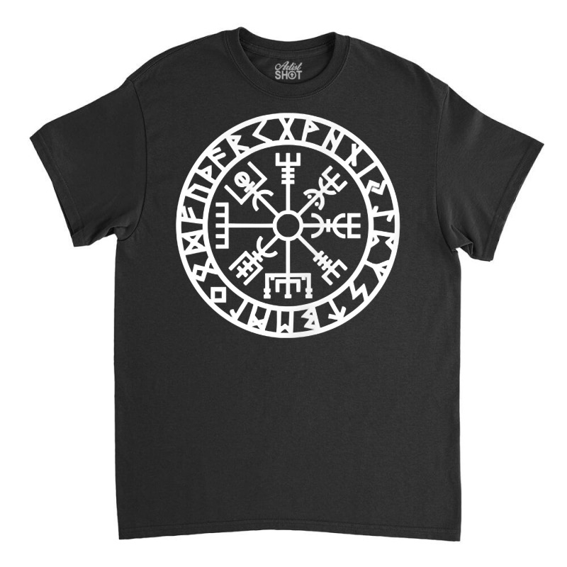 Vegvisir Viking Compass Rune Protection Symbol Celts Nordic Tank Top Classic T-shirt by sabadmscoastlw | Artistshot