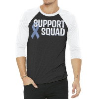 Esophageal Cancer Awareness Support Squad T Shirt 3/4 Sleeve Shirt | Artistshot