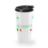 Polish Irish On St Patrick's Day Travel Mug | Artistshot