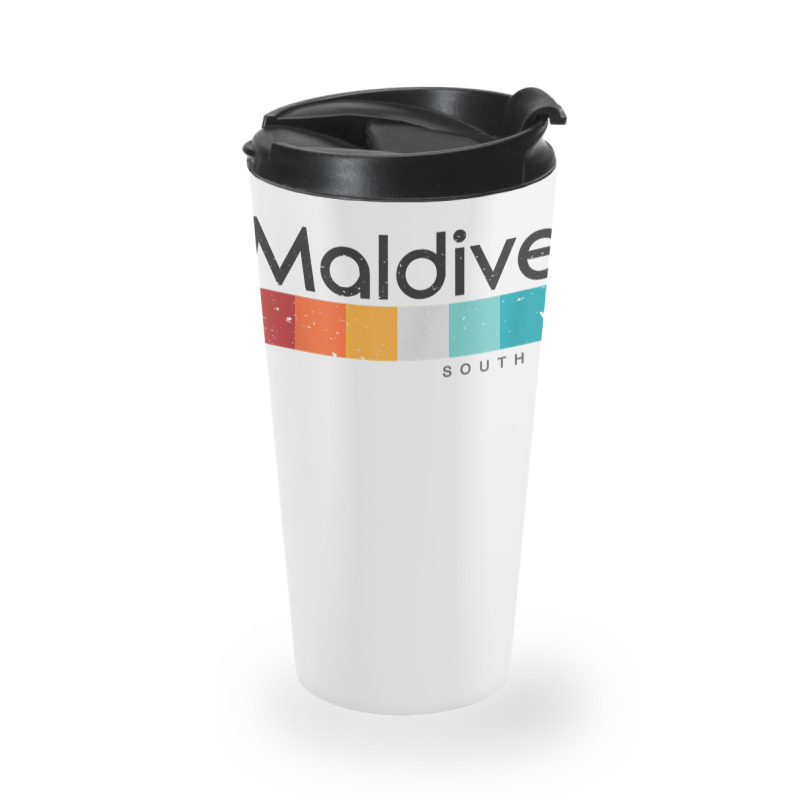 Vintage Maldives South Asia Retro Design T Shirt Travel Mug | Artistshot