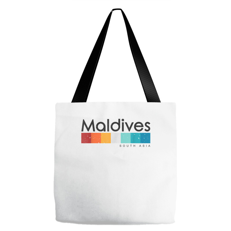 Vintage Maldives South Asia Retro Design T Shirt Tote Bags | Artistshot