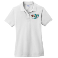 Oh Holly Night Baby Jesus Ladies Polo Shirt | Artistshot