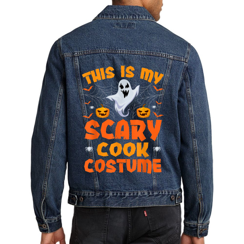 This Is My Scary Cook Costume Halloween Birthday Men Denim Jacket by FrederickDesign | Artistshot