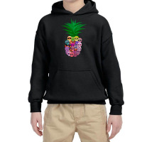 Halloween T  Shirt Calavera Pineapple Halloween T  Shirt Youth Hoodie | Artistshot