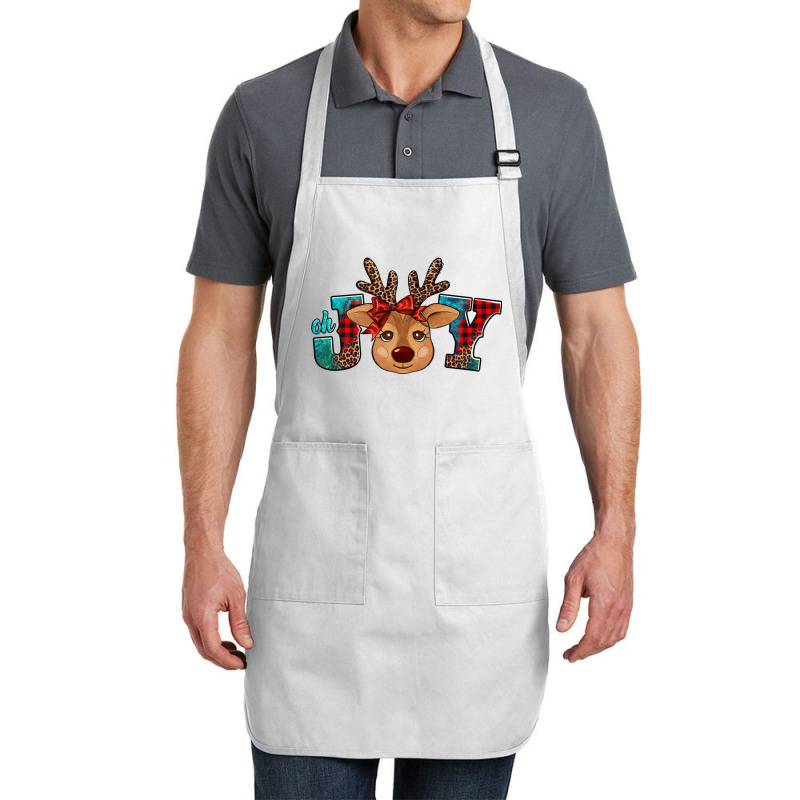 Oh Joy Reindeer Full-length Apron | Artistshot