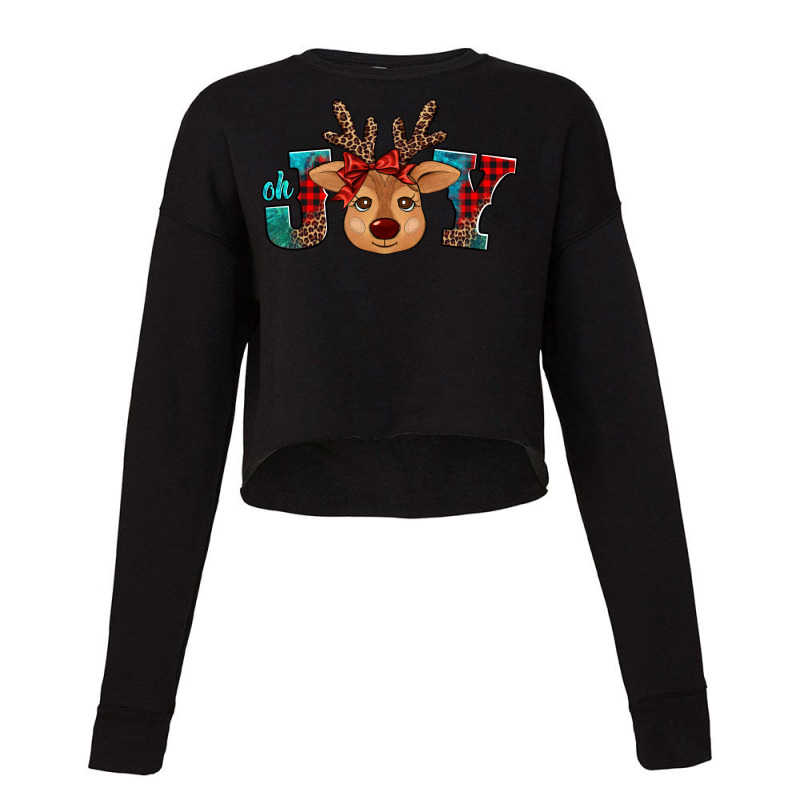 Oh Joy Reindeer Cropped Sweater | Artistshot