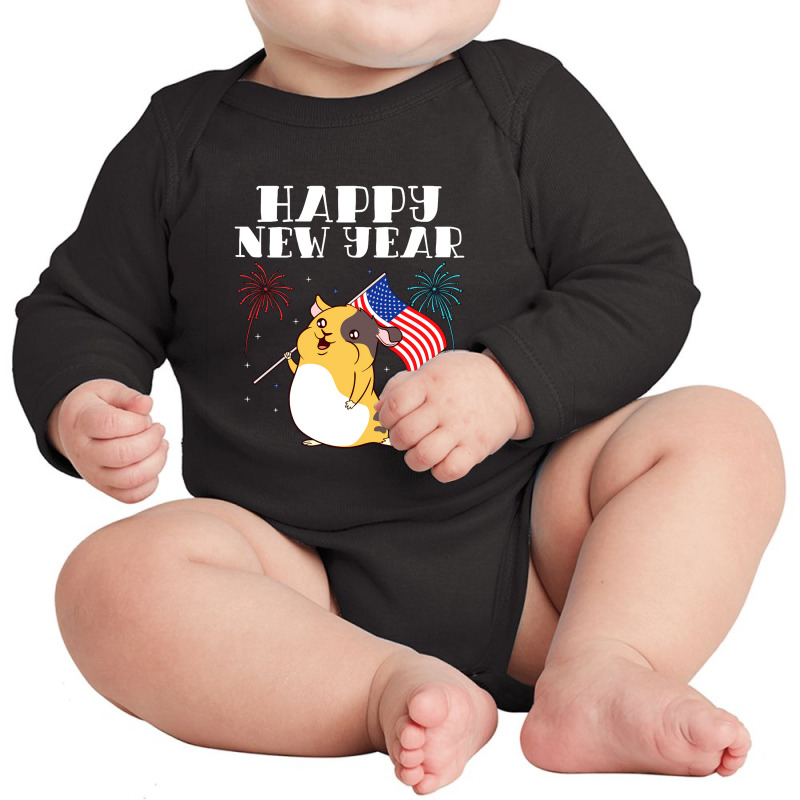 Special Design Merry Christmas And Happy New Year Tihtan Long Sleeve Baby Bodysuit | Artistshot