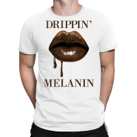 Womens Drippin Melanin Lips Black History Pride Blm African Women Tank T-shirt | Artistshot