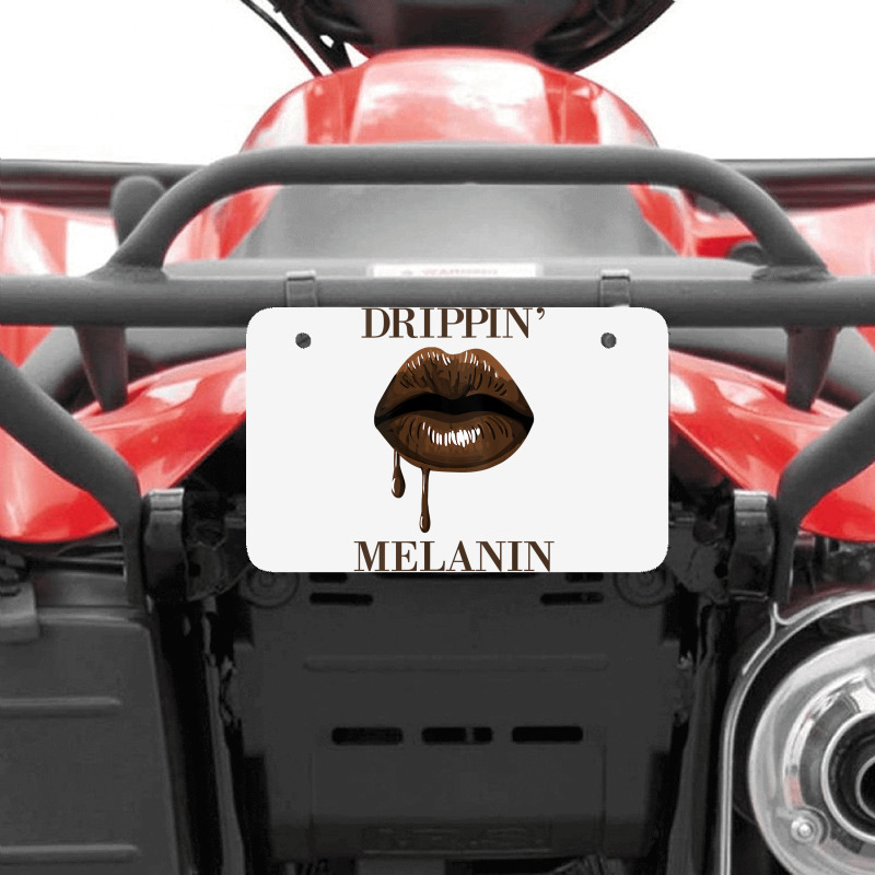 Womens Drippin Melanin Lips Black History Pride Blm African Women Tank Atv License Plate | Artistshot