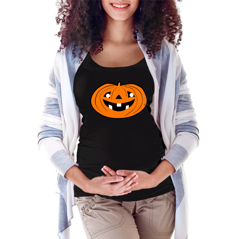 Cleveland Press Pumpkin T  Shirt Cleveland Press Vintage Halloween Jac Maternity Scoop Neck T-shirt by orangesagreement | Artistshot