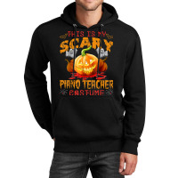 This Is My Scary Piano Teacher Costume Pumpkin Halloween Design Charac Unisex Hoodie | Artistshot