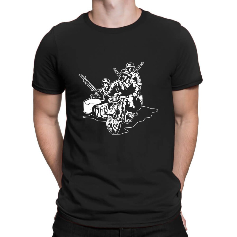 German Military Sidecar T-Shirt by kincobandeng | Artistshot