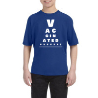 Vaccinated Eye Chart   Vaccinated Youth Tee | Artistshot