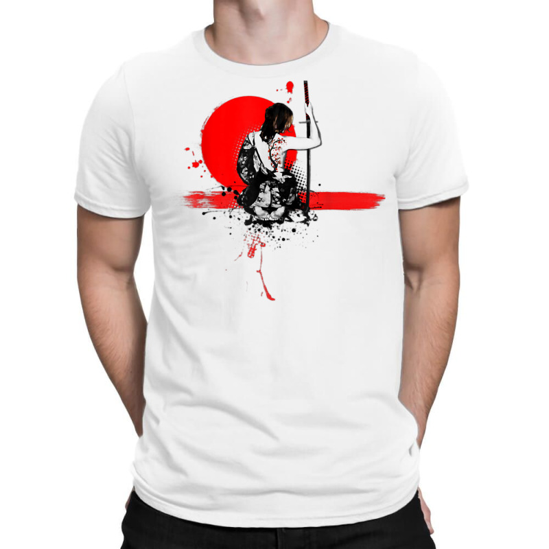 Geisha Japanese Samurai Woman Warrior Adult Unisex T Shirt T-shirt | Artistshot